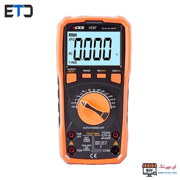 مولتی متر اتورنج دیجیتال ویکتور VICTOR مدل VC97 NEW — تصویر ۹