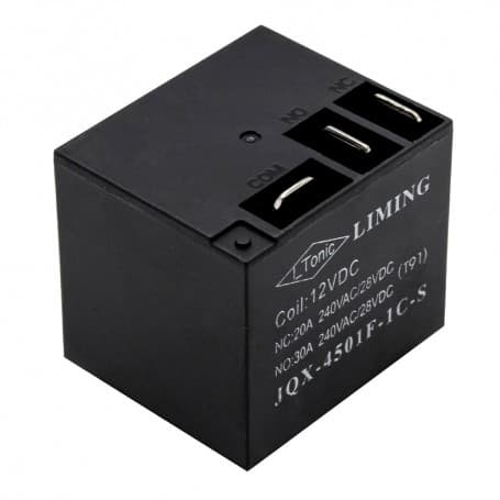 رله فیش خور – کولری 12 ولت 30 آمپر T91 مارک LIMING کد JQX-4501F-1C-S