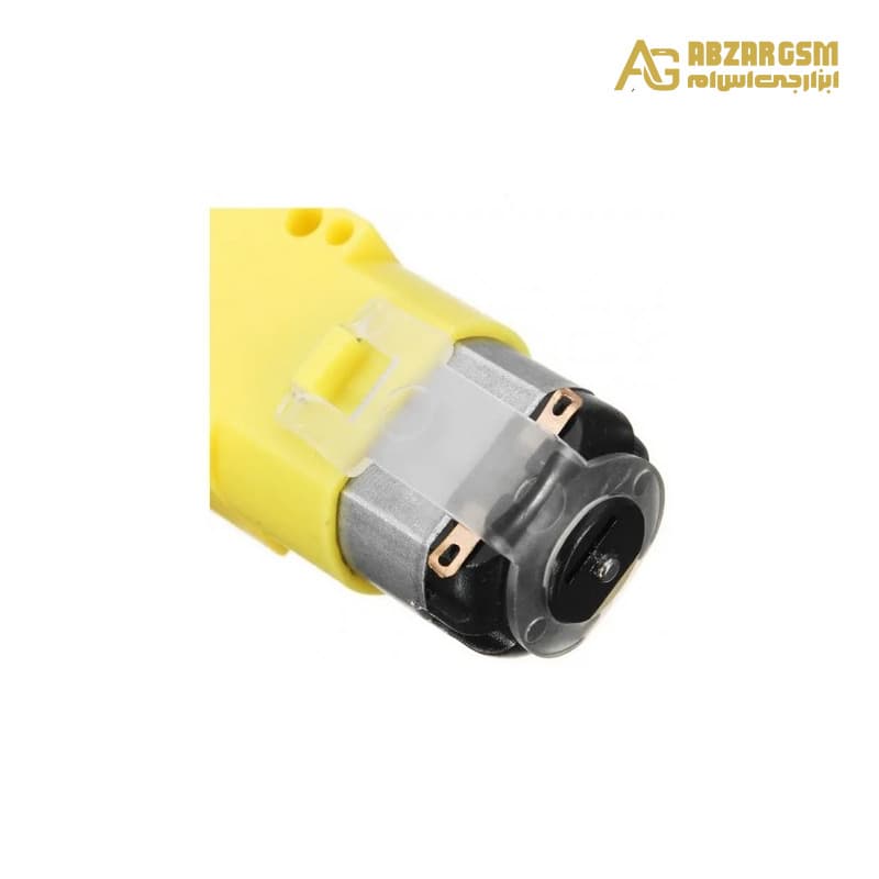 موتور گیربکس پلاستیکی دو طرفه G1:120 100RPM — تصویر ۹