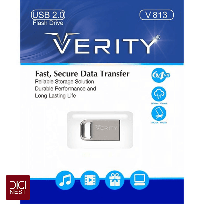 فلش مموری وریتی مدل v813 ظرفیت 64 گیگابایت USB2.0 — تصویر ۲