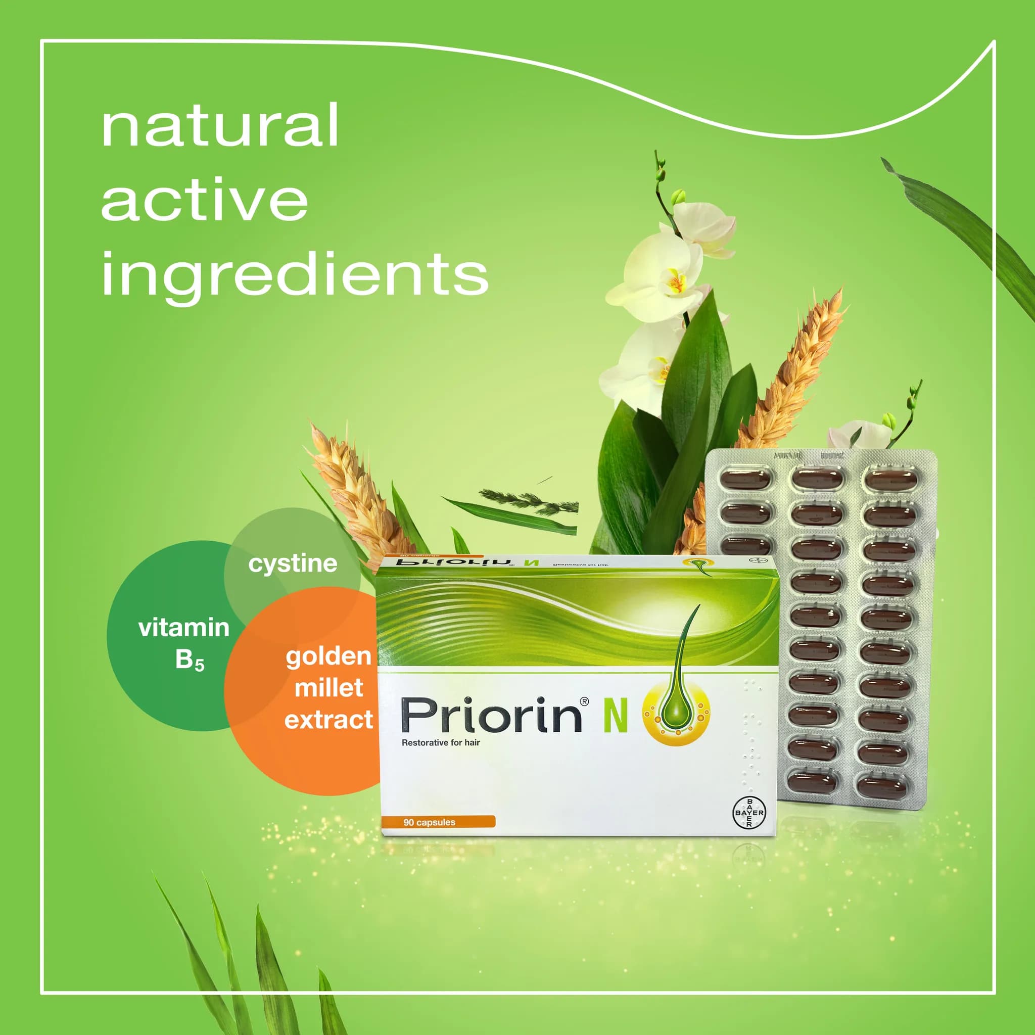 کپسول تقویت رشد مو و جلوگیری از ریزش مو پریورین Priorin hair bayer — تصویر ۵