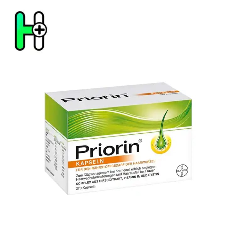 کپسول تقویت رشد مو و جلوگیری از ریزش مو پریورین Priorin hair bayer — تصویر ۲