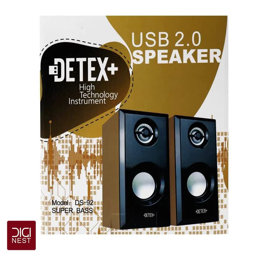 اسپیکر دسکتاپ دتکس پلاس مدل DETEX DS-92 — تصویر ۲