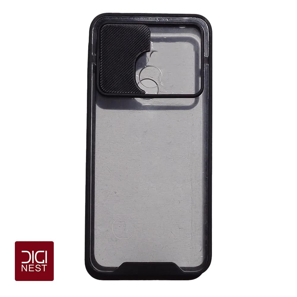 قاب دور سیلیکونی پشت شفاف محافظ لنزدار کشویی گوشی موبایل شیائومی Xiaomi Redmi c3 — تصویر ۲