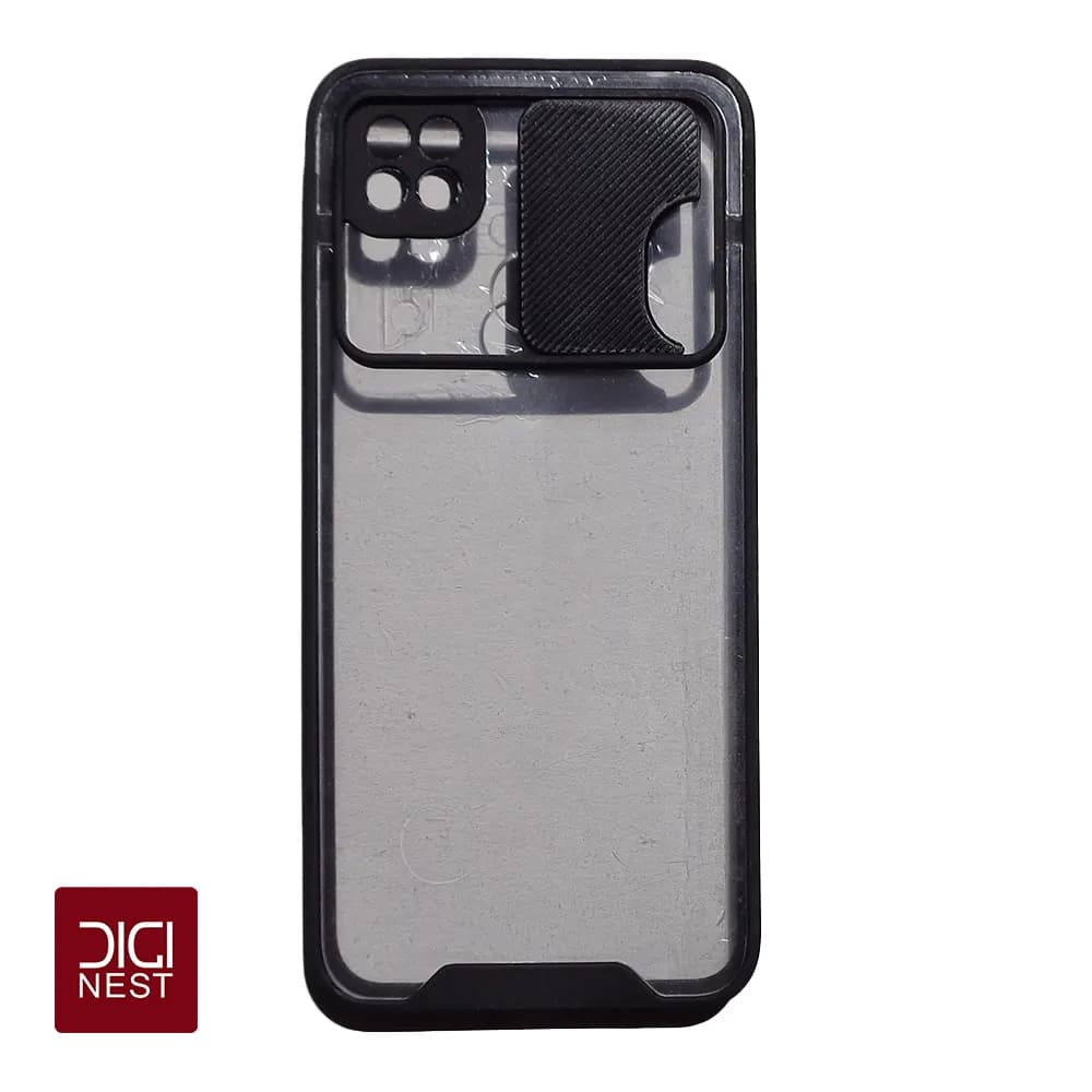 قاب دور سیلیکونی پشت شفاف محافظ لنزدار کشویی گوشی موبایل شیائومی Xiaomi Redmi c3 — تصویر ۳