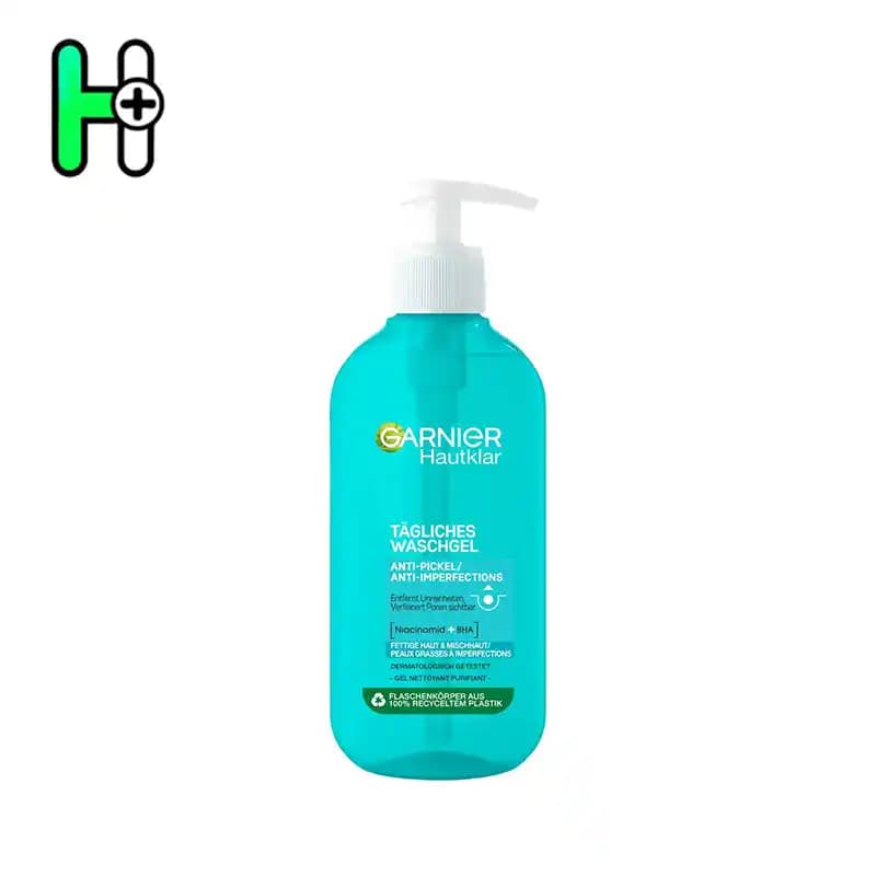 ژل شستشوی روزانه صورت ضدجوش گارنیر Garnier Hautklar Tägliches Waschgel Anti-Pickel / Anti-Imperfections