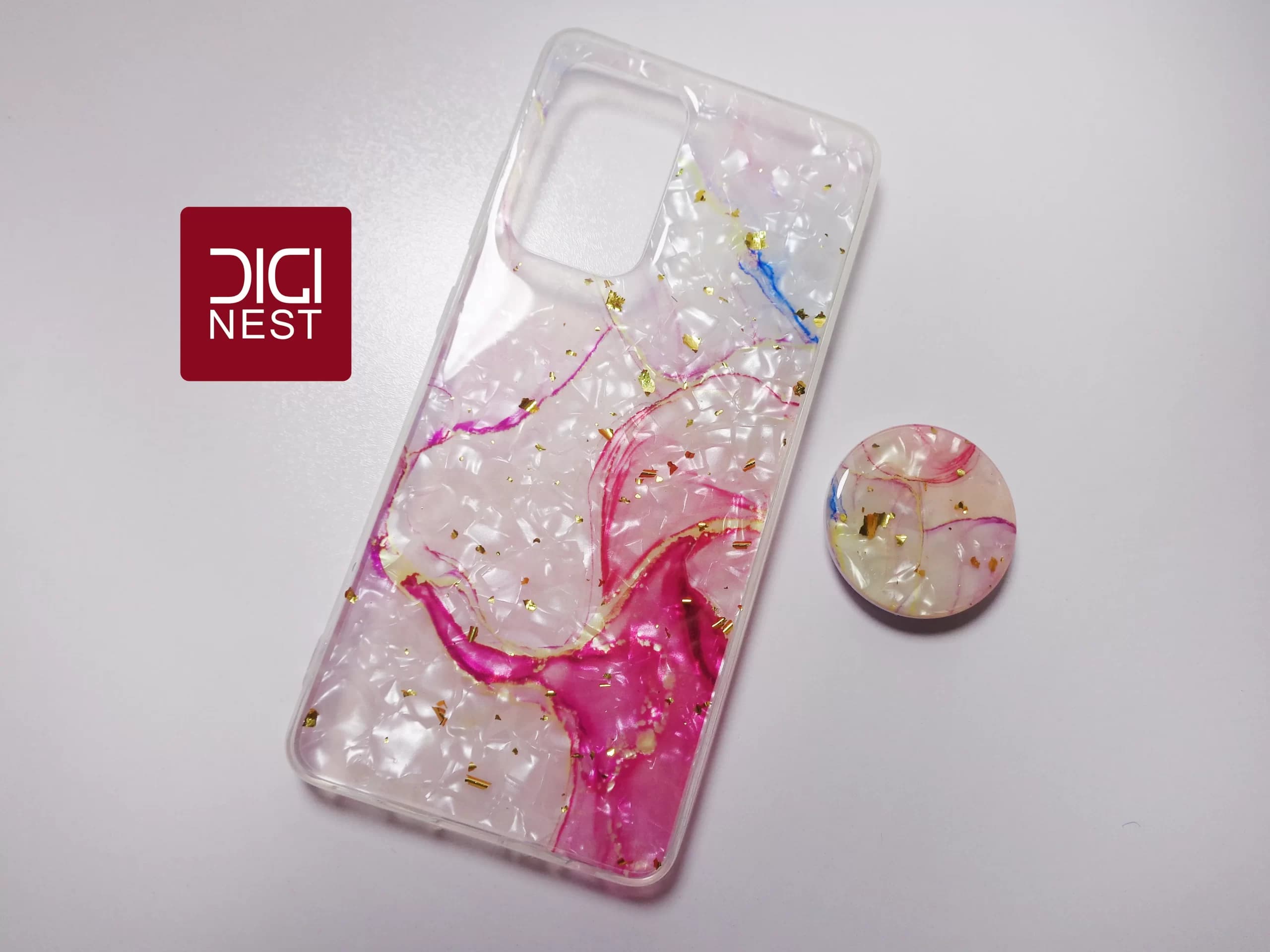 قاب ماربل پاپ سوکت دار گوشی موبایب سامسونگ samsung A52 — تصویر ۵