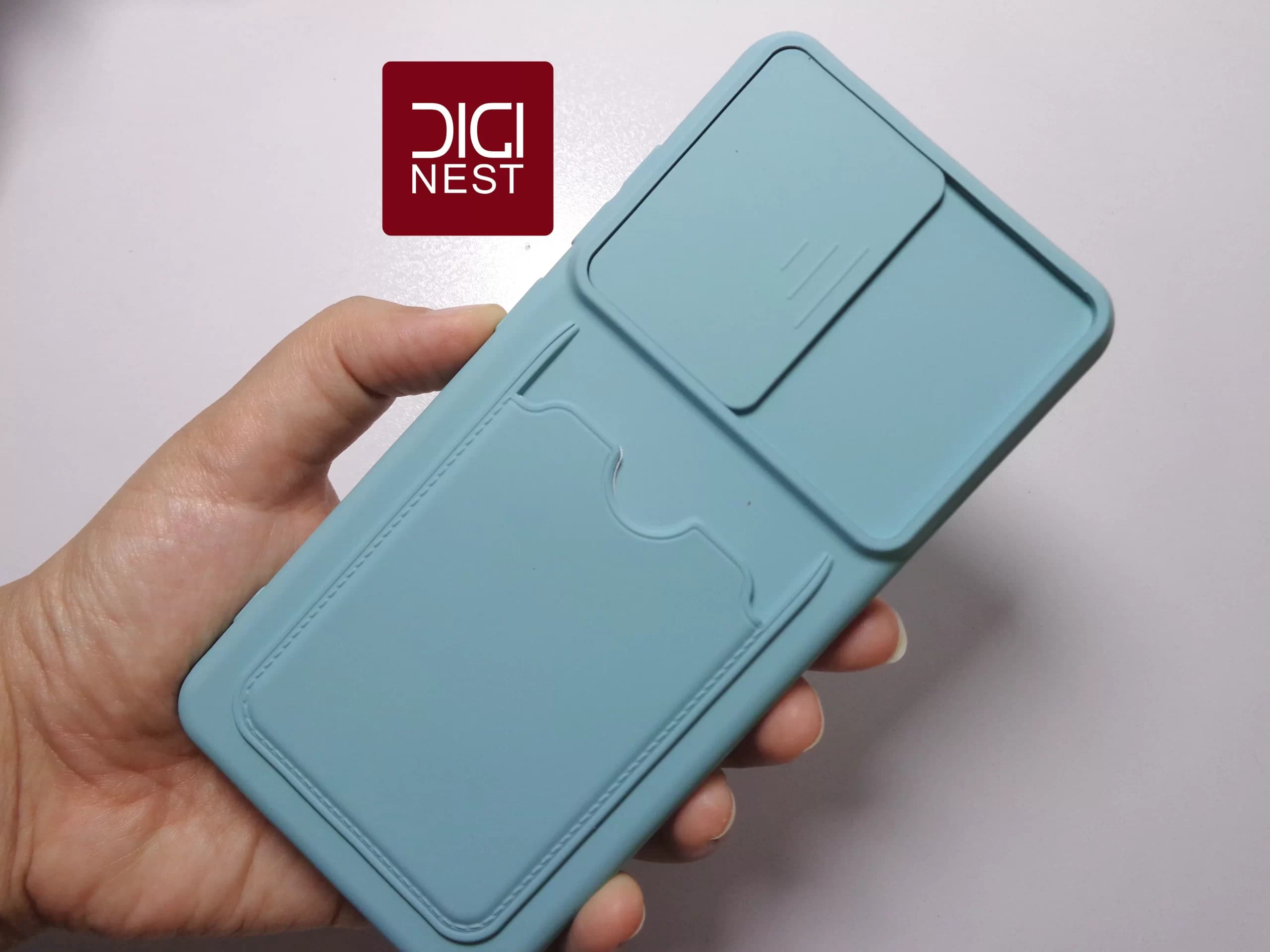 قاب جاکارتی دار دارای درپوش لنز دوربین گوشی موبایل سامسونگ samsung A52 — تصویر ۲