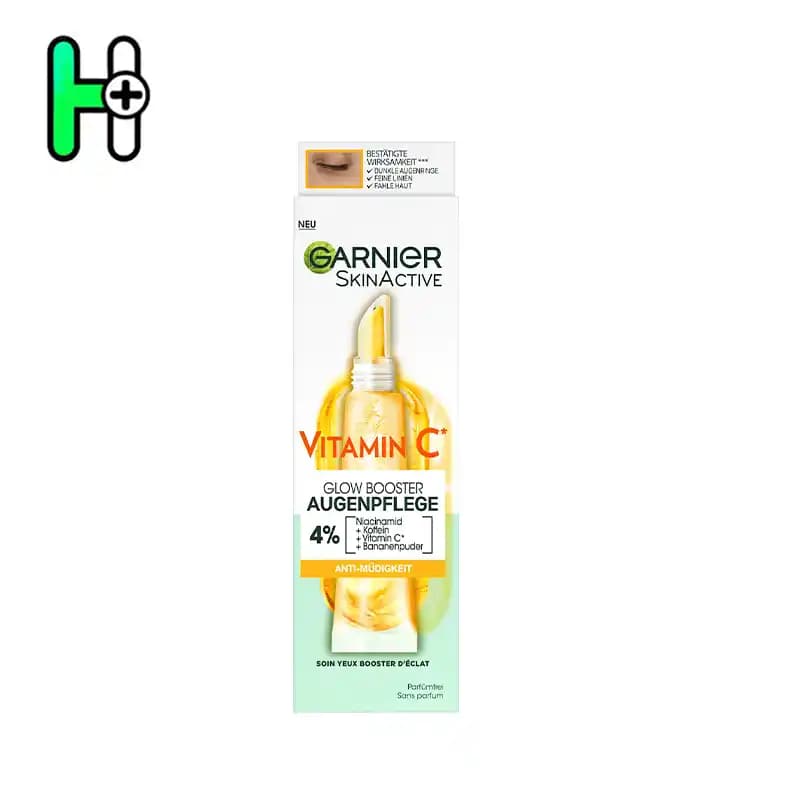 کرم دور چشم ویتامین C گارنیر Garnier SkinActive Vitamin C Glow Booster Augenpflege