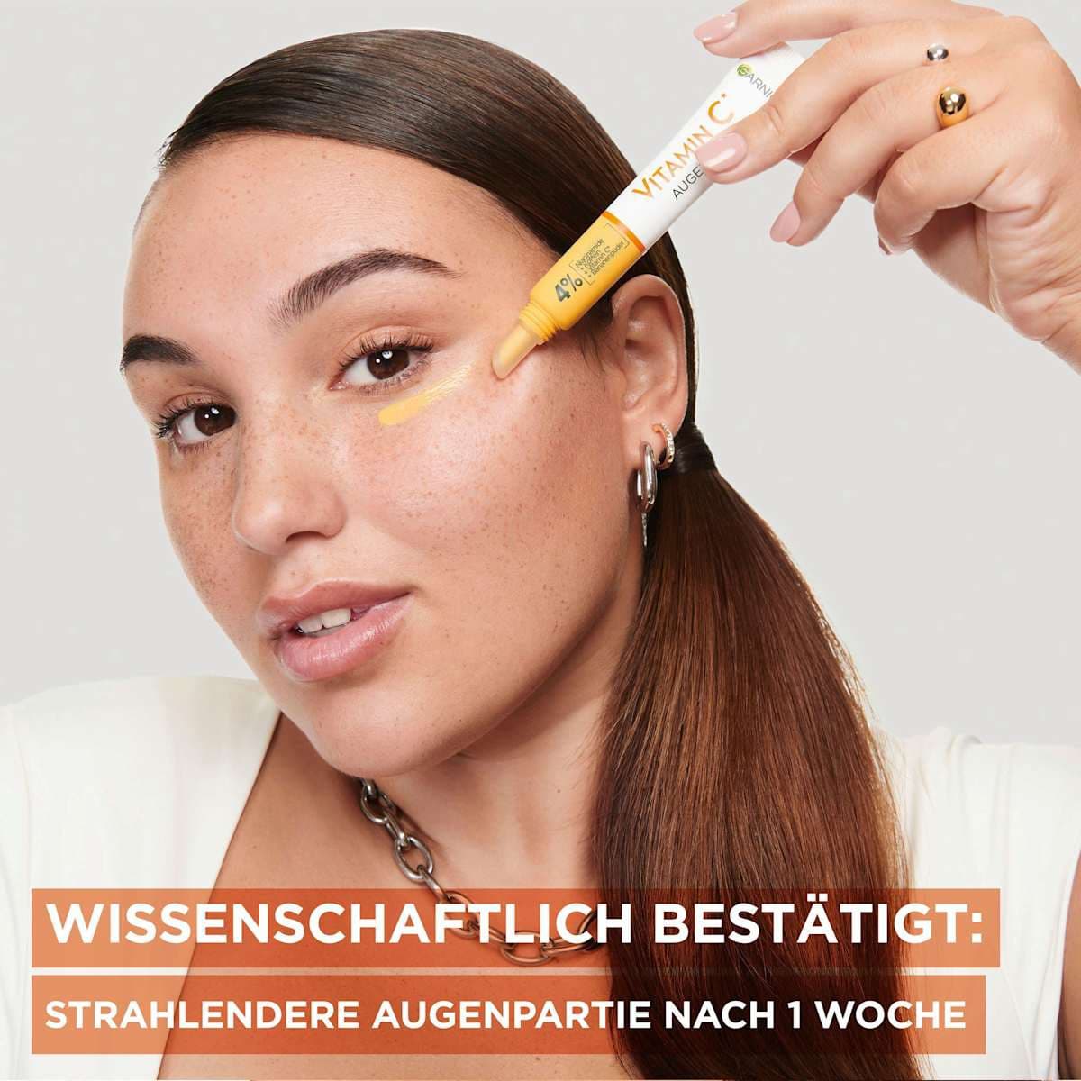 کرم دور چشم ویتامین C گارنیر Garnier SkinActive Vitamin C Glow Booster Augenpflege — تصویر ۵