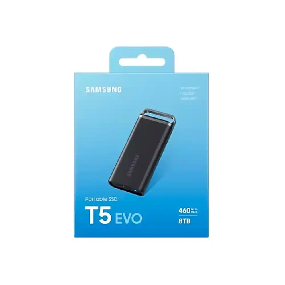 اس اس دی اکسترنال سامسونگ مدل T5 EVO مشکی ظرفیت 8 ترابایت — تصویر ۷
