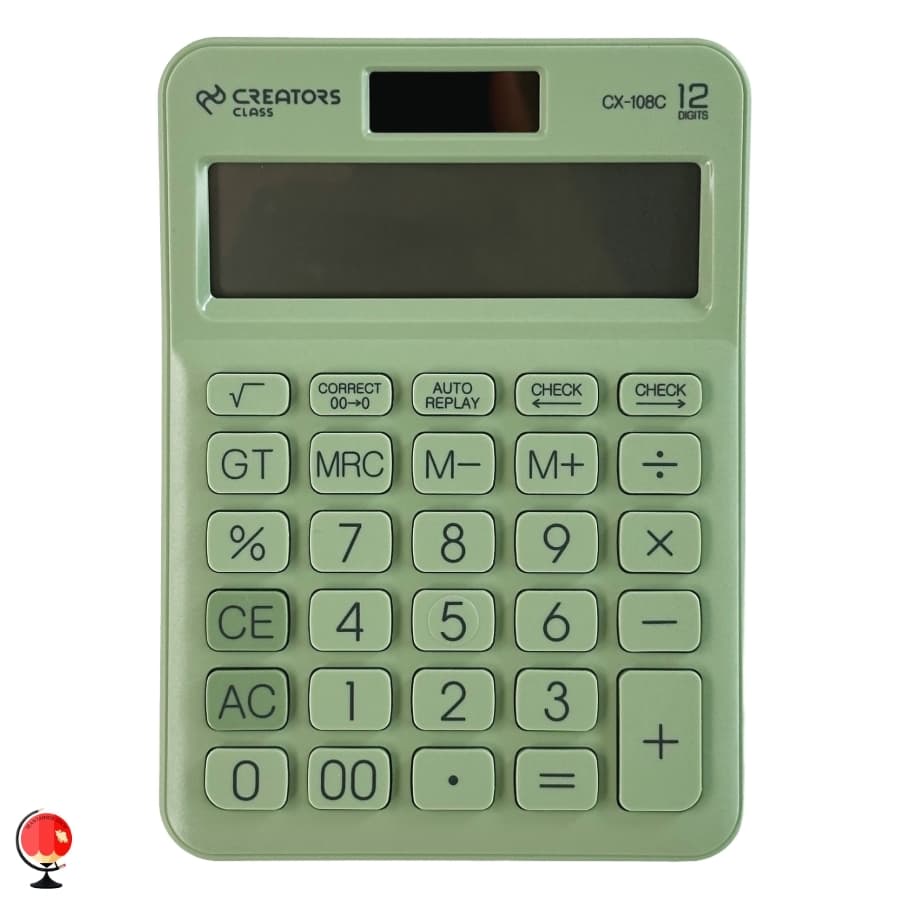 ماشین حساب رنگی سی کلاس مینی CX-108C