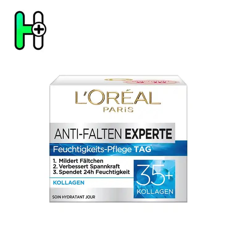 کرم ضدچروک و جوانساز 35 سال به بالا لورآل پاریس 35+L’Oréal Paris Anti-Falten Gesichtscreme Experte + — تصویر ۲