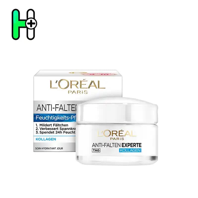 کرم ضدچروک و جوانساز 35 سال به بالا لورآل پاریس 35+L’Oréal Paris Anti-Falten Gesichtscreme Experte +