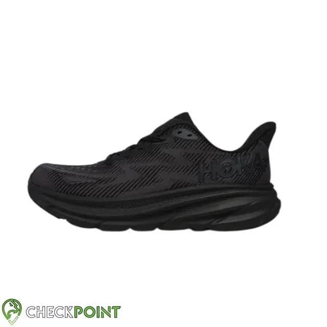 کفش رانینگ HOKA CLIFTON 9 TRIPLE BLACK WIDE — تصویر ۲
