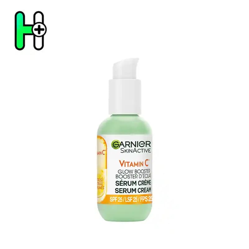 کرم-سرم ویتامین C دوکاره گارنیر Garnier Skin Active Gesichtsserum Creme 2in1 Vitamin C mit LSF 25