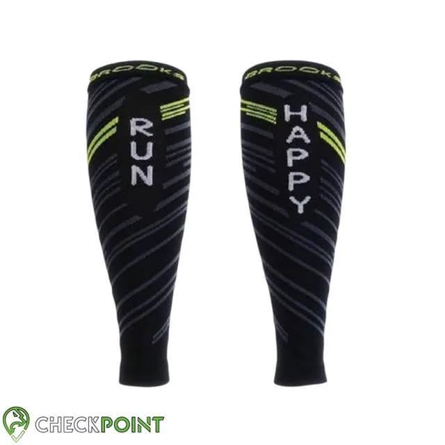 ساق پا رانینگ COMPRESSION BROOKS BLACK/NIGHTLIFE — تصویر ۲