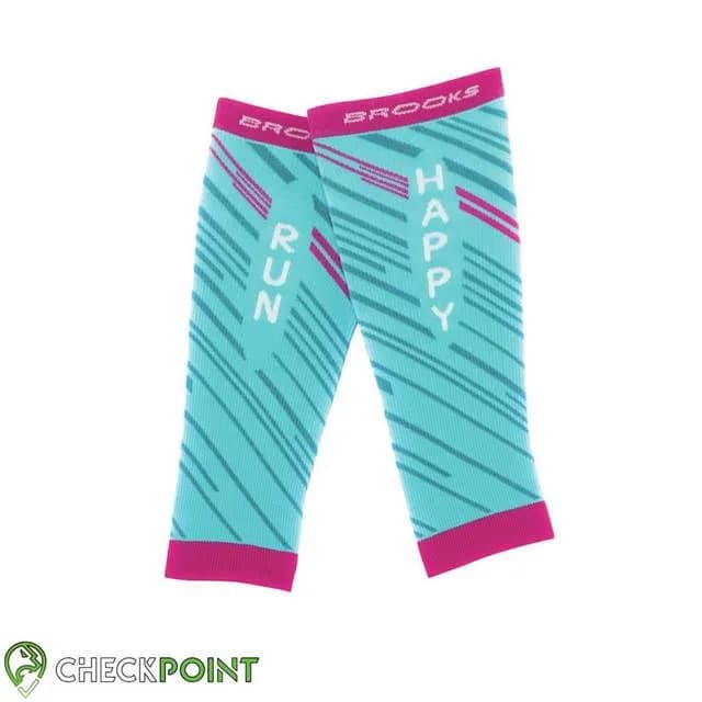 ساق پا رانینگ COMPRESSION BROOKS TURQUOISE/FUSHSIA