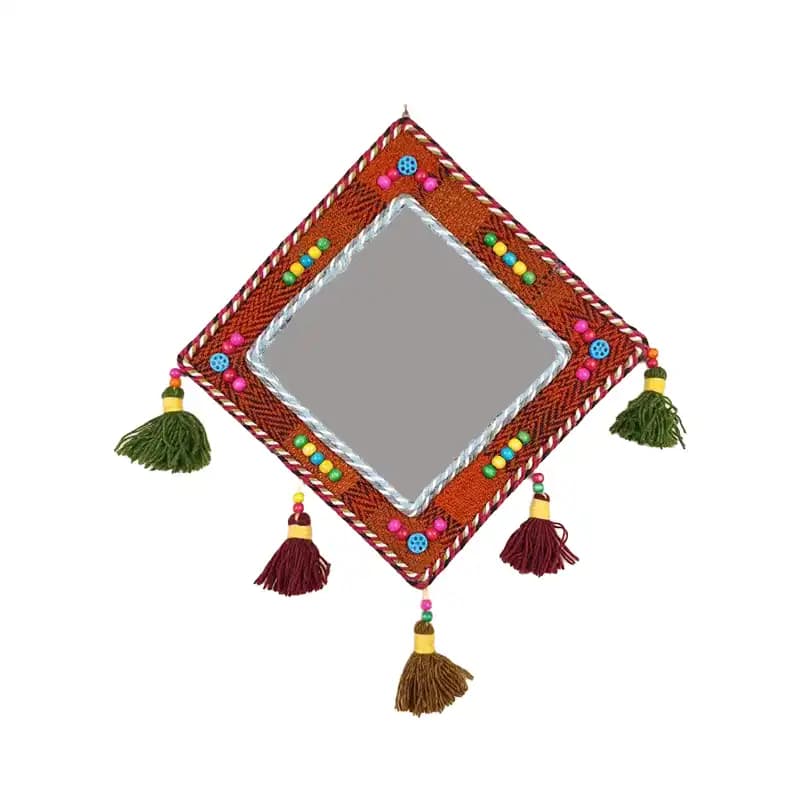 آینه گلیمی طرح لوزی