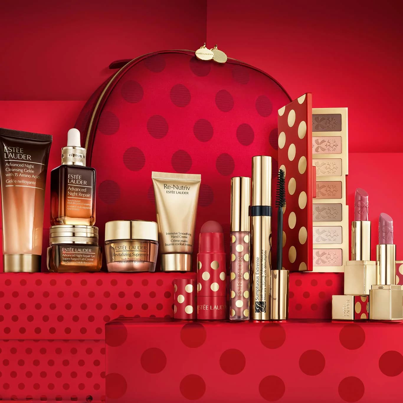 کیف آرایشی کریسمس استیلادر | esste lauder makeup bag — تصویر ۲