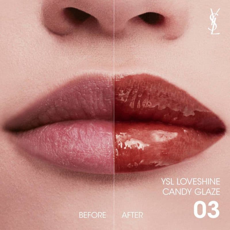 لیپ گلاس بالم لب ایوسن لورن YSL LOVESHINE CANDY GLAZE — تصویر ۵