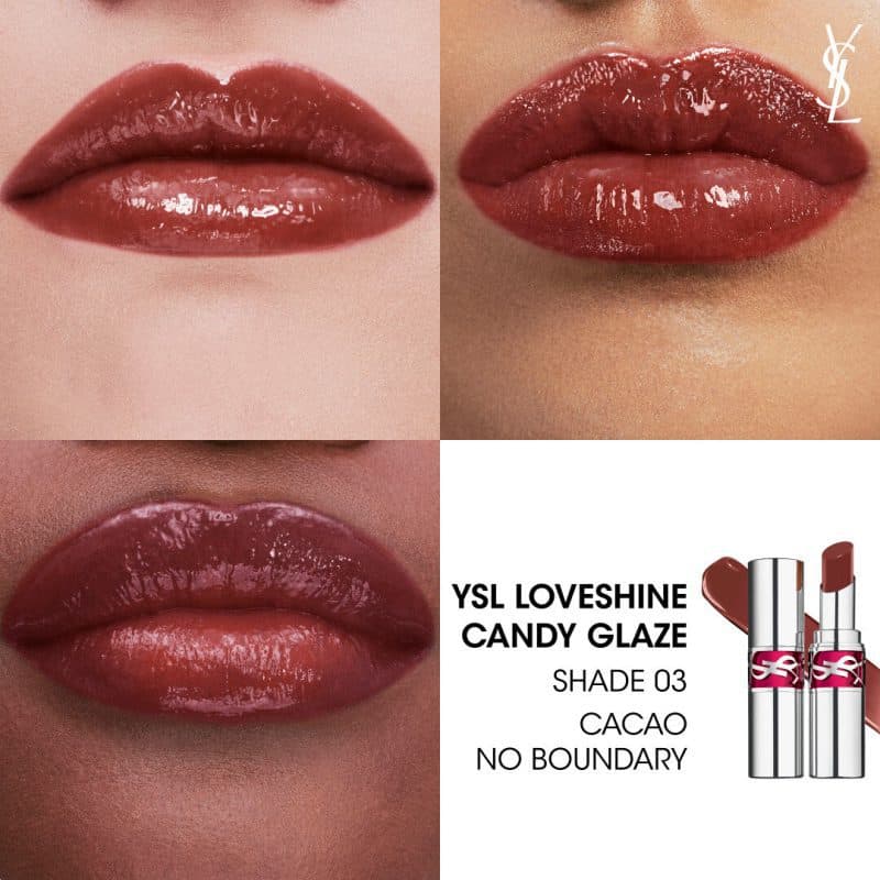 لیپ گلاس بالم لب ایوسن لورن YSL LOVESHINE CANDY GLAZE — تصویر ۴