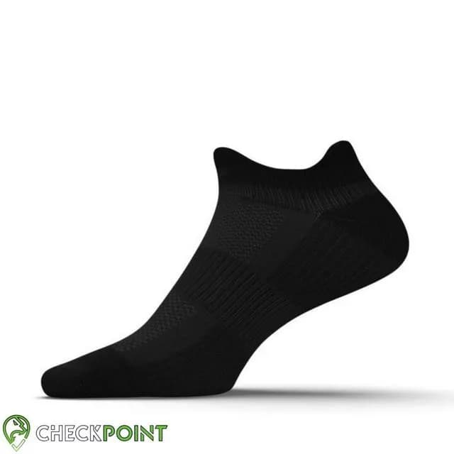 جوراب رانینگ ساق کوتاه مشکی تک جفت R500 THIN KIPRUN — تصویر ۳