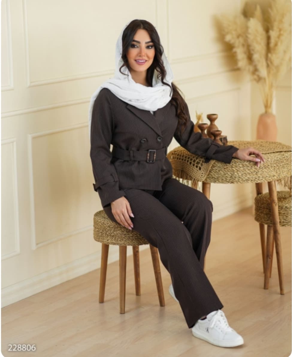 کراپ و شلوار دیپلمات مدل فهامه زنانه(ضمانت اصالت) ارسال رایگان — تصویر ۶