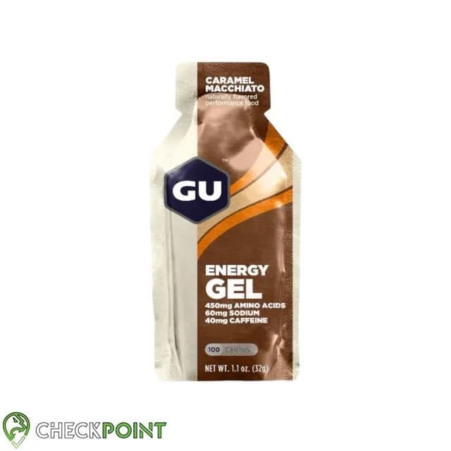 پاور ژل CARAMEL MACCHIATO GU + کافیین