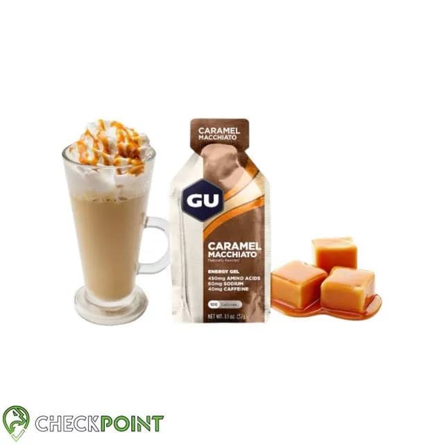 پاور ژل CARAMEL MACCHIATO GU + کافیین — تصویر ۲