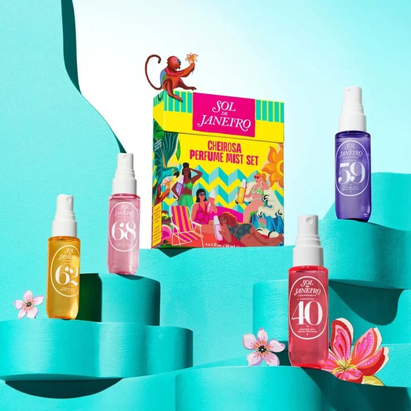 پک میست برزیلی از برند سول د ژانیرو Sol de Janeiro Cheirosa Perfume Mist Set — تصویر ۳