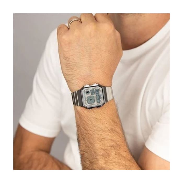 ساعت مردانه کاسیو VINTAGE مدل CASIO A130WE-7ADF — تصویر ۲