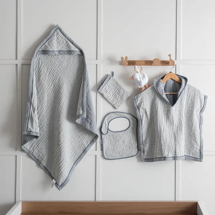 حوله 4 تکه نوزادی Melinda برند ecocotton