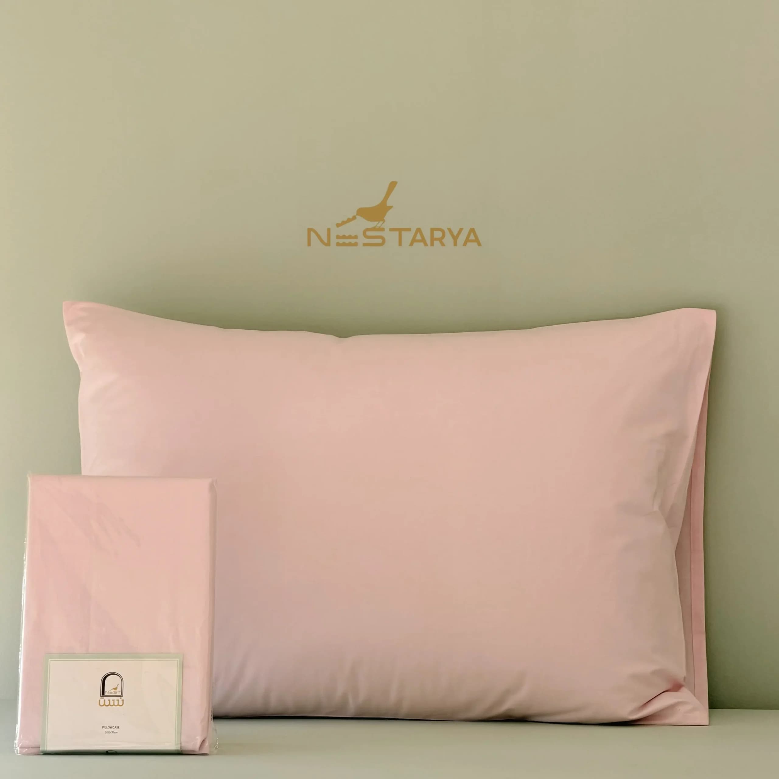 روبالشی بیسیک کارن صورتی روشن برند Nest
