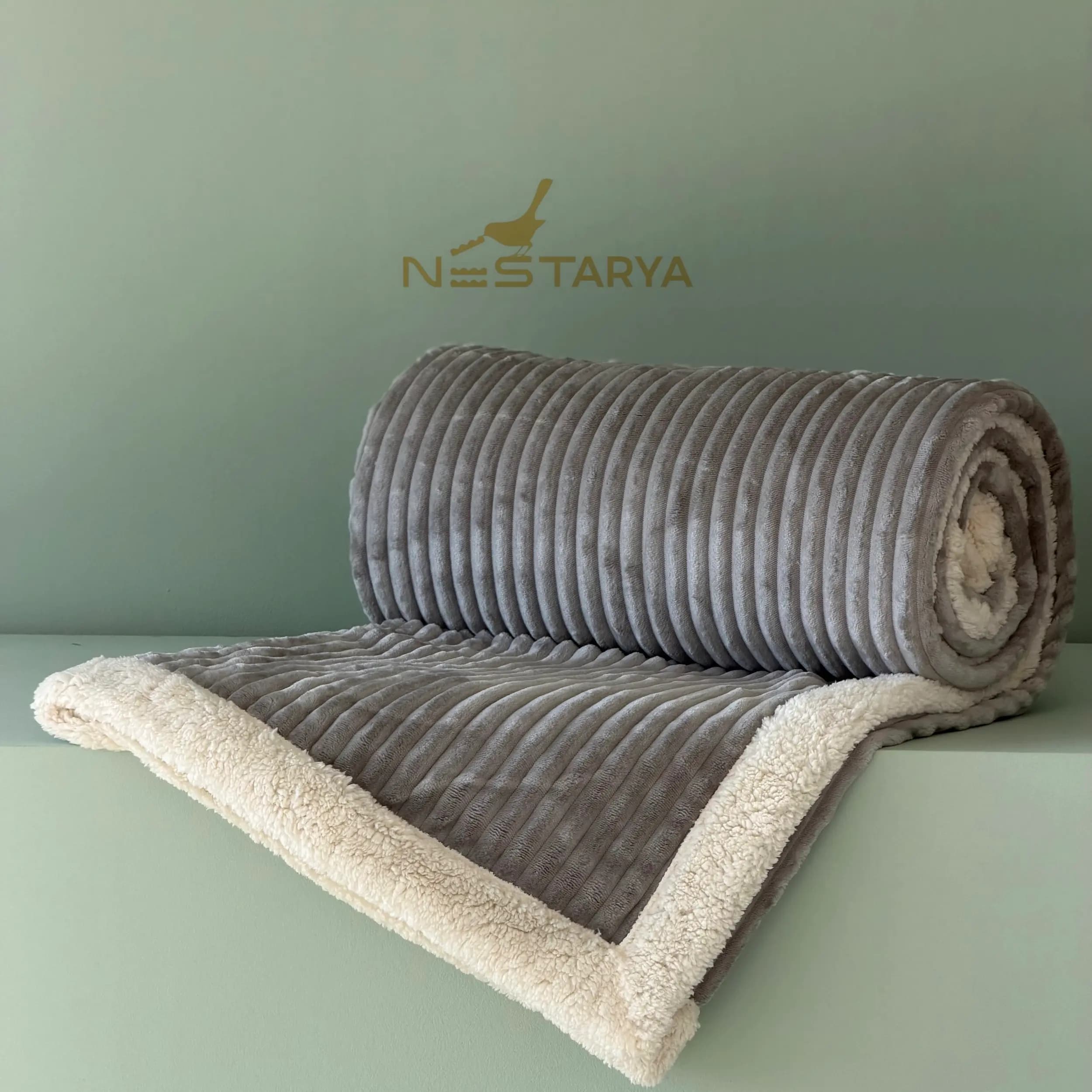 پتو یکنفره تدی برند Nest