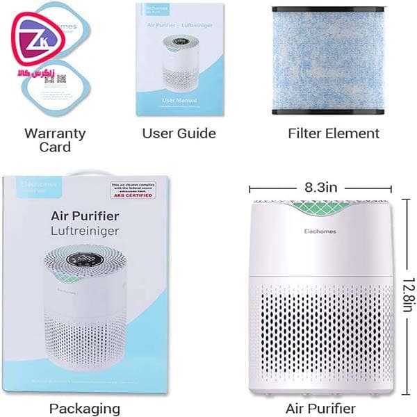 دستگاه تصفیه هوای هوشمندElechomes Air P1800 — تصویر ۲
