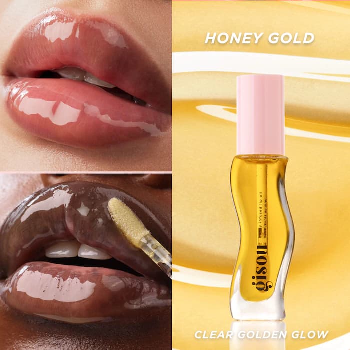 روغن لب گیسو Gisou Lip Oil رنگ Honey Gold — تصویر ۶