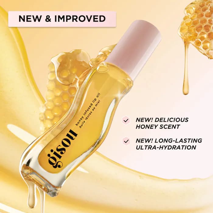 روغن لب گیسو Gisou Lip Oil رنگ Honey Gold — تصویر ۷