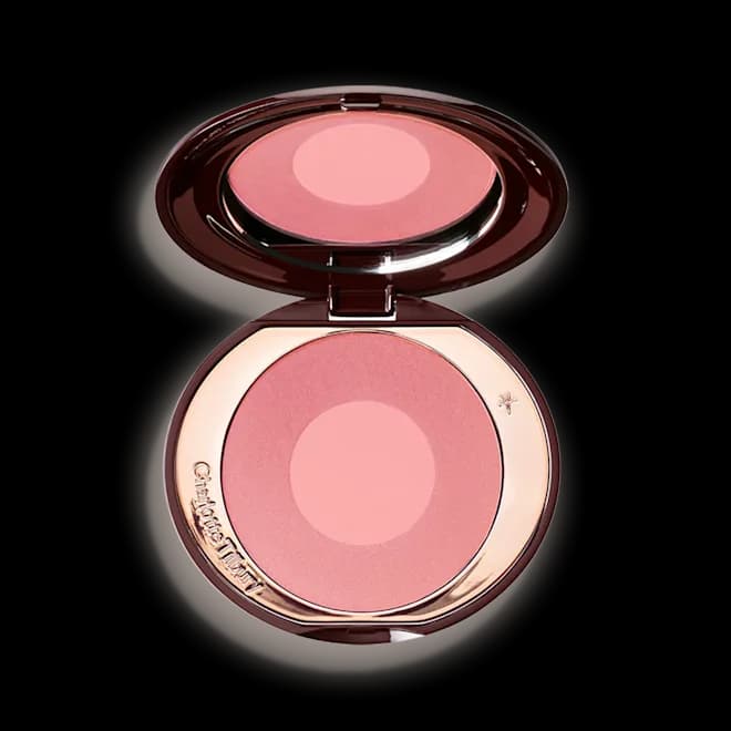 رژگونه لوکس شارلوت تیلبری رنگ لاو گلو ‏Charlotte Tilbury Pillow Talk Cheek to Chic Blush