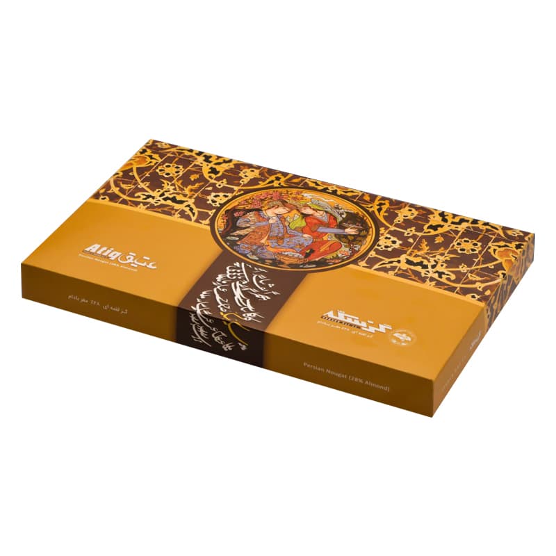 گز سکه لقمه ۲۸ درصد بادام ۲۰۰ گرمی عتیق