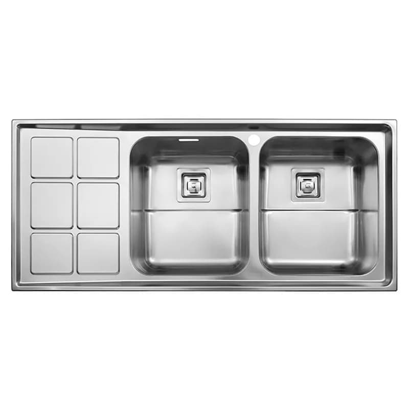 سینک ظرفشویی استیل البرز 761 توکار