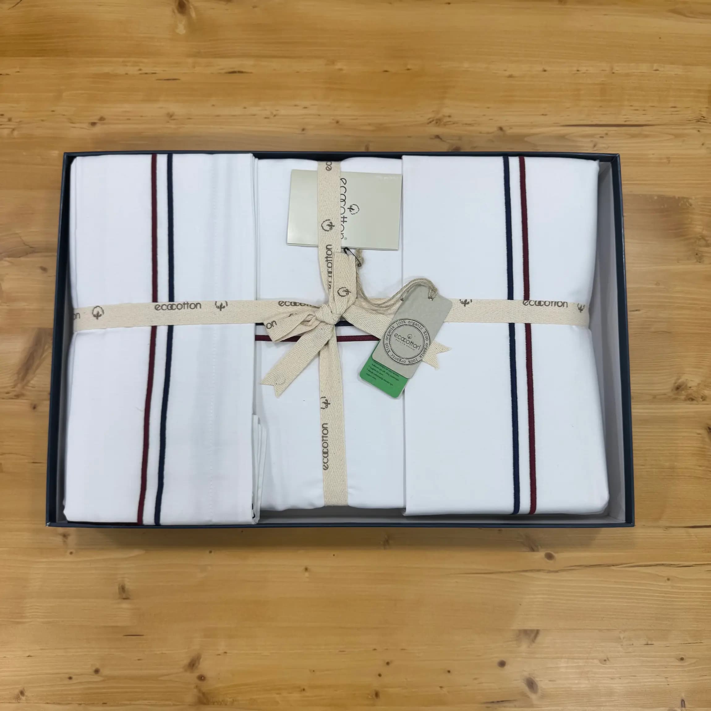 سرویس ملحفه Line دونفره برند ecocotton — تصویر ۴