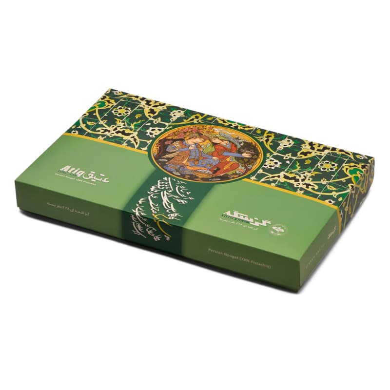 گز سکه لقمه ۲۸ درصد پسته ۴۵۰ گرمی عتیق