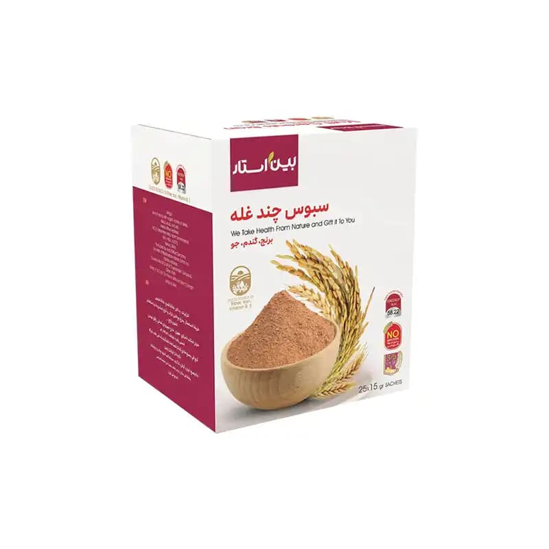 سبوس چند غله بین استار 375 گرمی — تصویر ۴