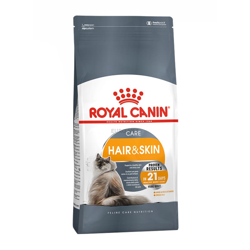 غذای خشک گربه مراقبت از پوست و مو رویال کنین Royal Canin Hair & Skin Care وزن 2 کیلوگرم — تصویر ۷