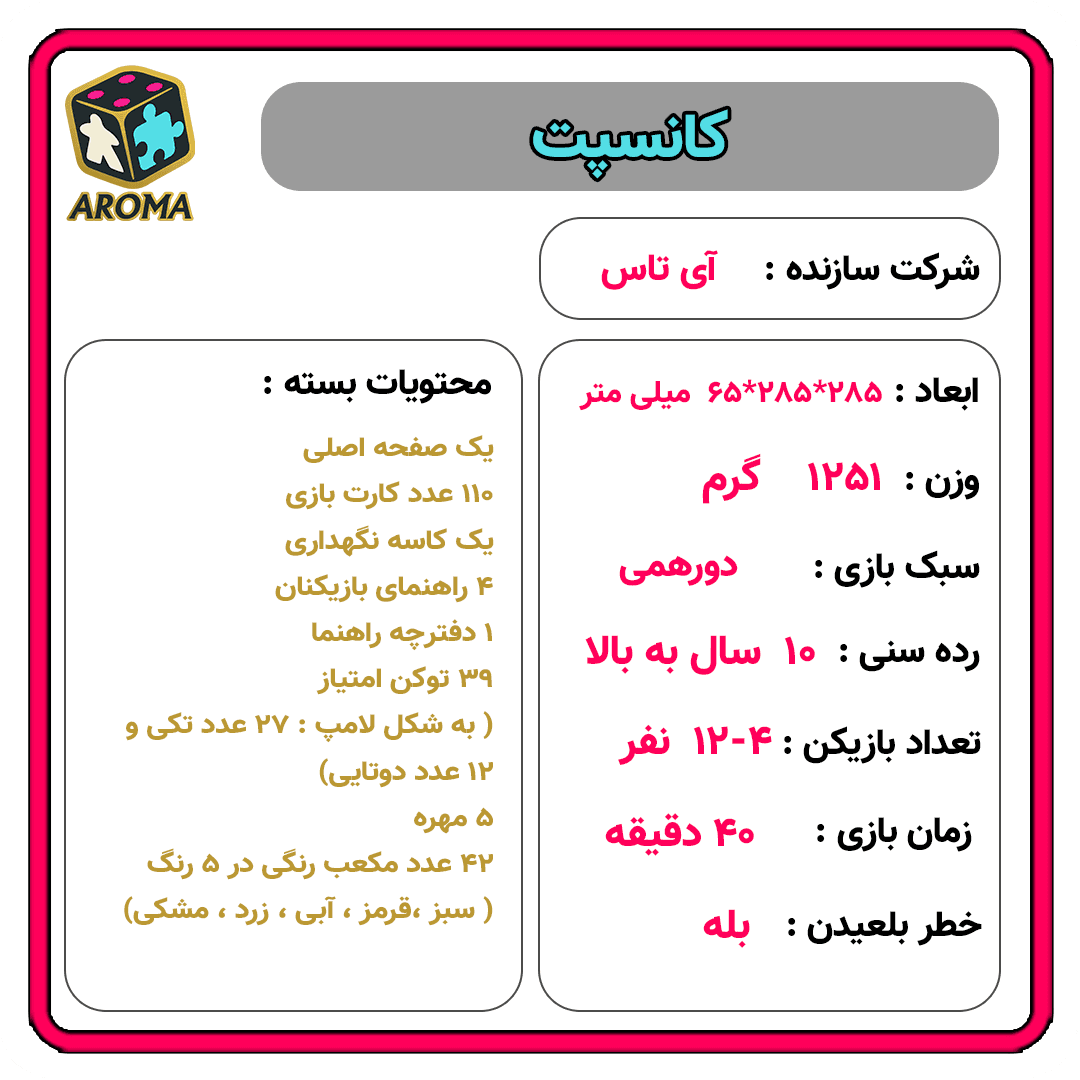 بازی فکری کانسپت | Concept — تصویر ۶