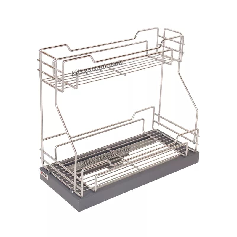 جای مواد شوینده ریلی کابینت ریل کف آلبا — تصویر ۳