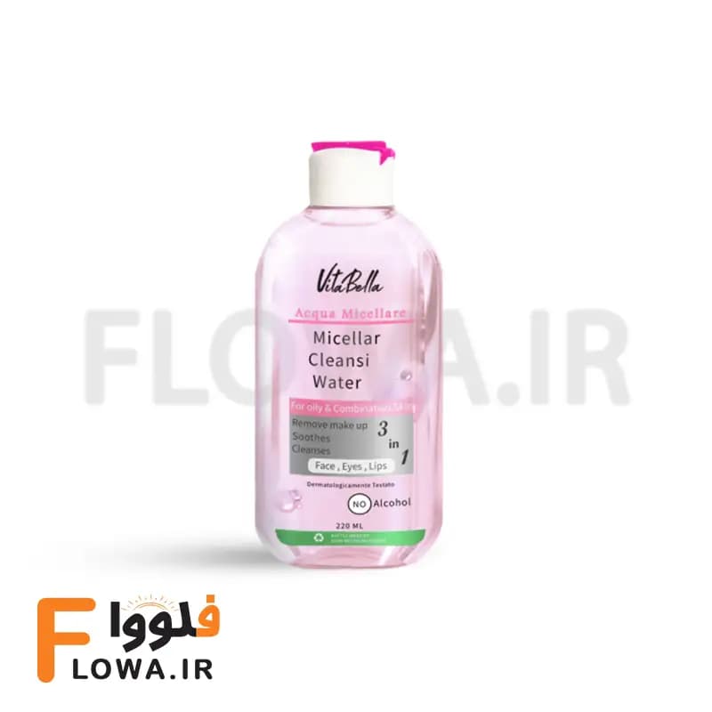 میسلار واتر پوست چرب و مختلط ویتابلا 220 میل — تصویر ۳