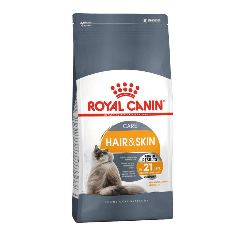 غذای خشک گربه مراقبت از پوست و مو رویال کنین Royal Canin Hair & Skin Care وزن 400 گرم — تصویر ۲