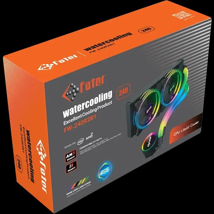 فن خنک کننده FAN FATER FW-240R2B1 BLACK — تصویر ۳